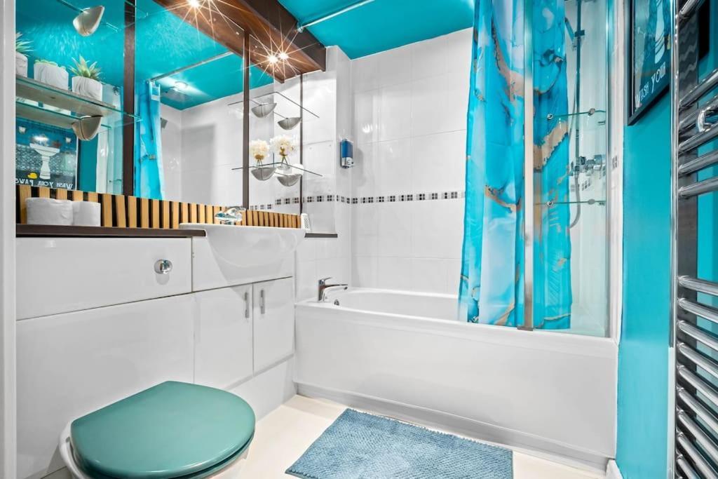 Spacious 2 Bed Apt B'Ham Cc With Parking Sleeps 7 Бірмінгем Екстер'єр фото