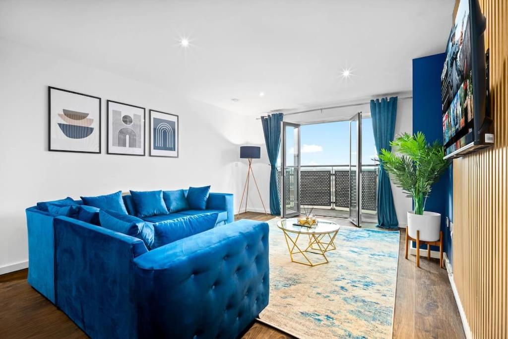 Spacious 2 Bed Apt B'Ham Cc With Parking Sleeps 7 Бірмінгем Екстер'єр фото